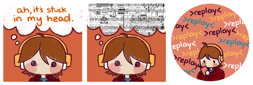 Stuck in My Head Lenticular CD Charm