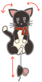 Cat Pullswing Pin