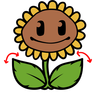 PvZ Sunflower Spring Pin