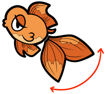 Goldfish Spring Pin
