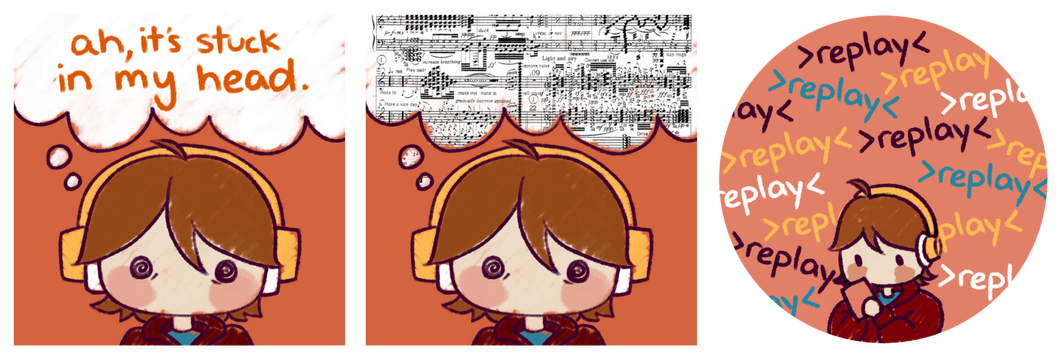 Stuck in My Head Lenticular CD Charm