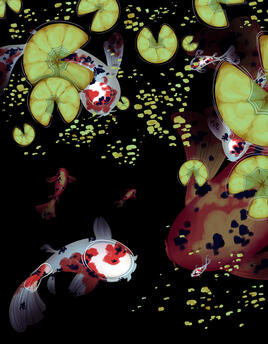 Koi Fish Totebag