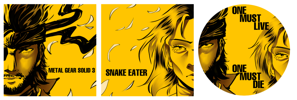 Metal Gear Solid 3 Delta Lenticular CD Charm